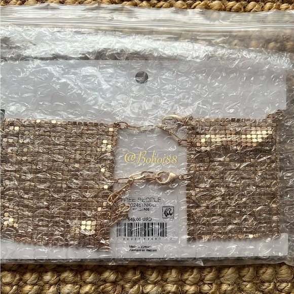 NEW Free People Dancefloor Chainmail Choker - Picture 7 of 13